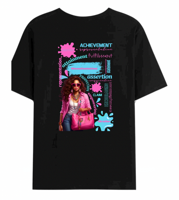 Dream Big Manifest Harder T-Shirt - Image 2
