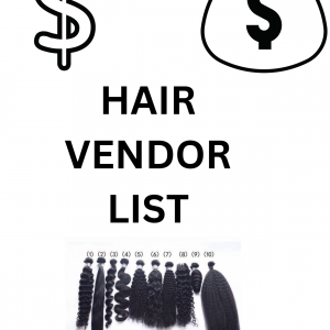 Hair Vendor List