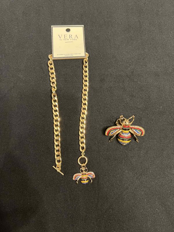 Bee Necklace and Any Size Ring
