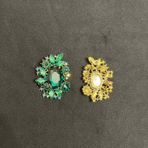 Emerald Green Brooche