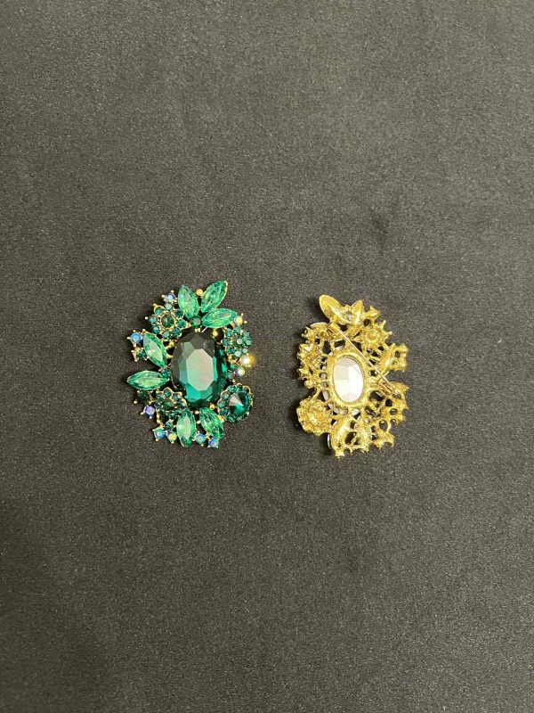 Emerald Green Brooche